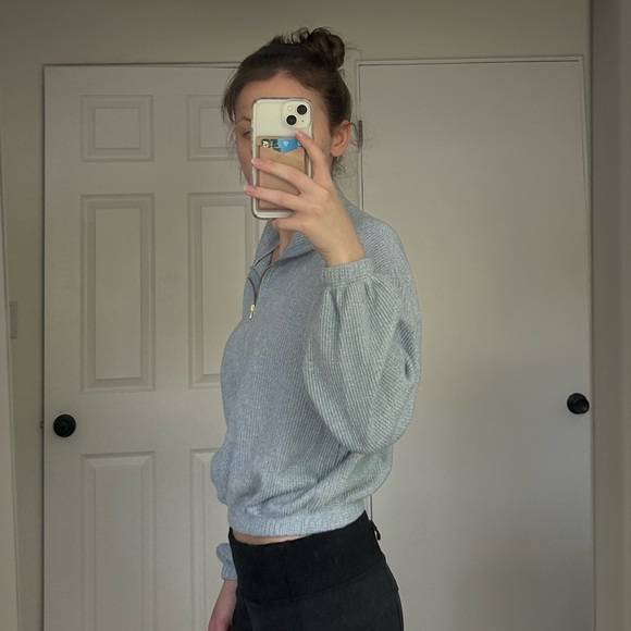 NEW blue quarter zip - Frankie Phoenix - Picture 3 of 6